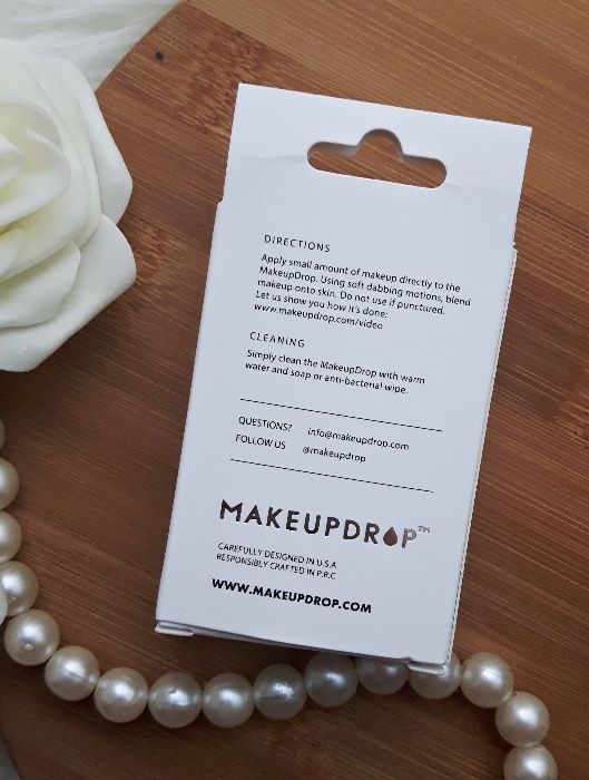 Makeupdrop - oryginalny silikonowy aplikator kosmetyczny, nowy! Gąbka