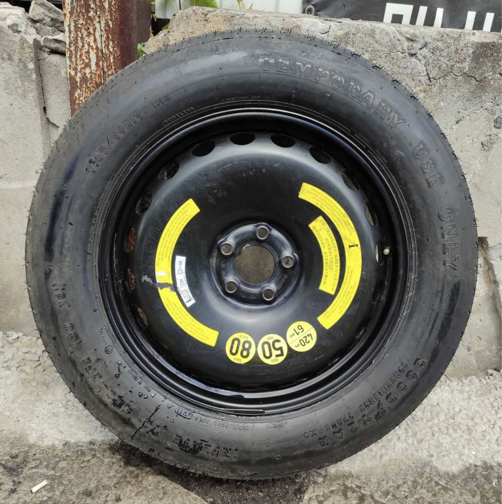 Докатка запаска костыль 5/112 4.5R19 165/90/19 Mercedes