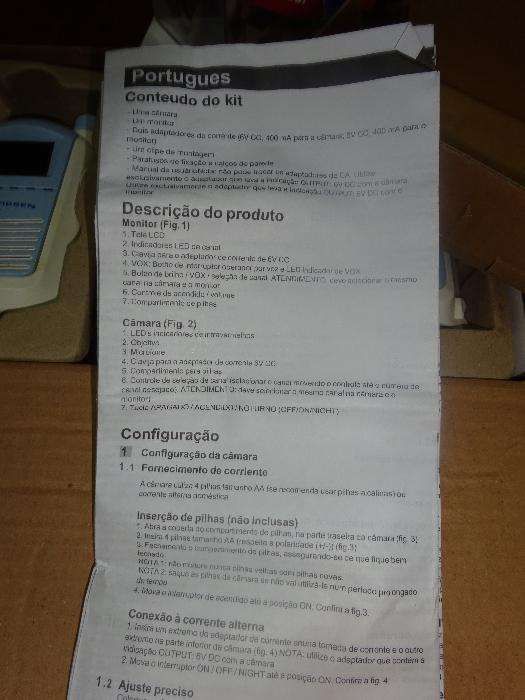 Camara Video Vigilância para Bébés Aviguard