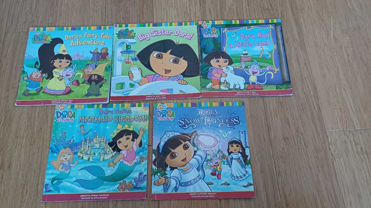 Dora the explorer - zestaw 5 książeczek po angielsku dla dzieci