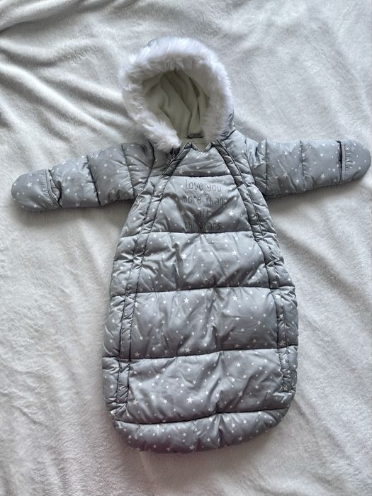 Конверт, комбінезон для дівчинки, хлопчика Primark 0-3 , 62 см