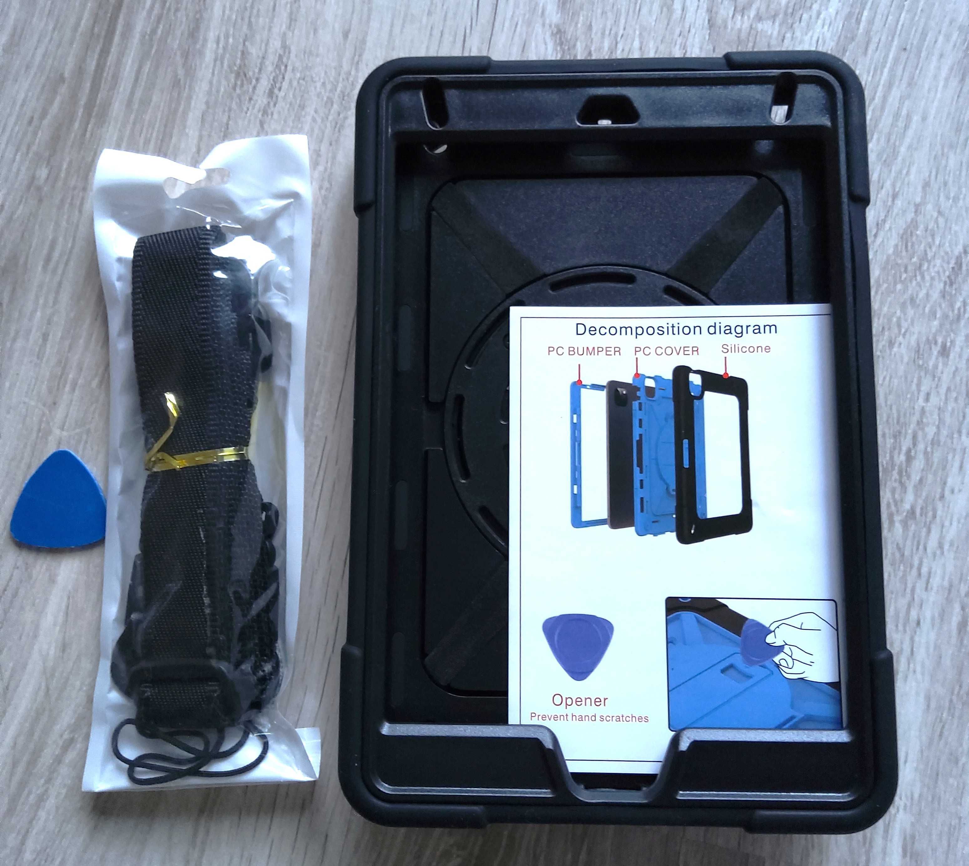 Pancerne etui case obudowa do tablet iPad Mini 4/5 czarne