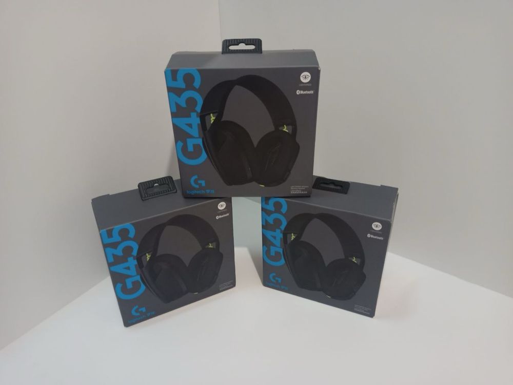 Навушники Logitech g435 нові білих та чорних кольорів