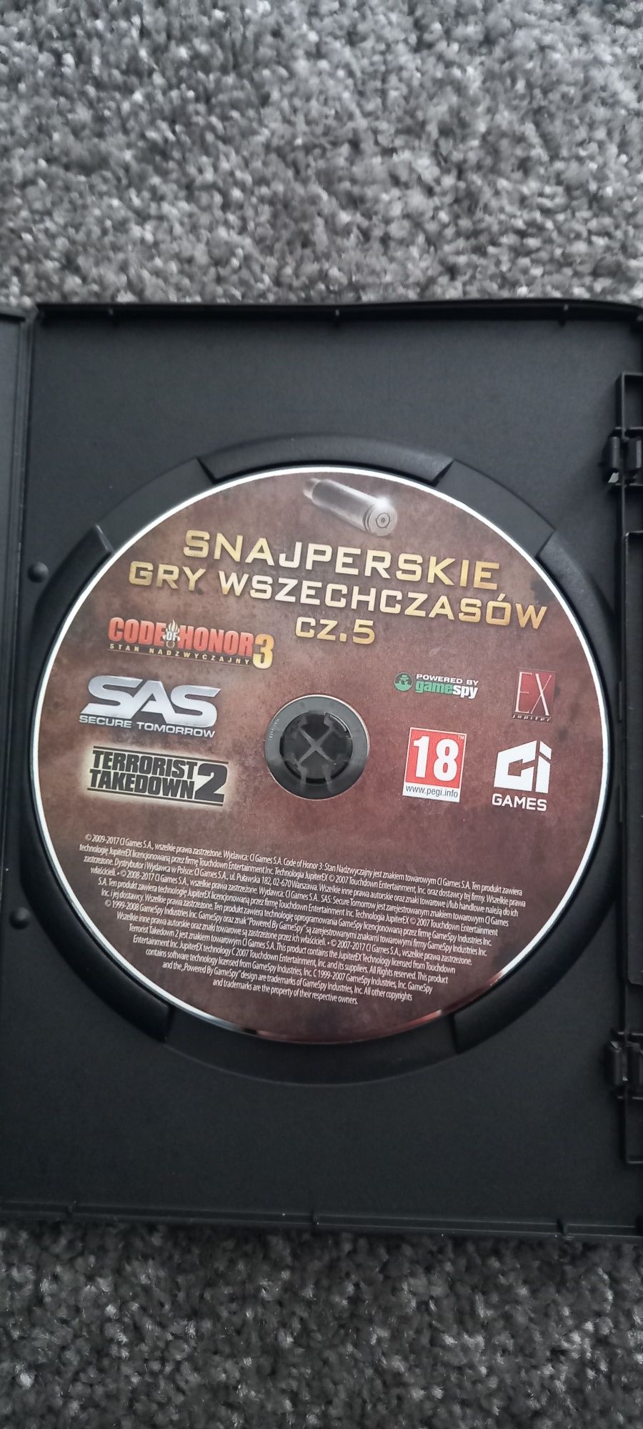 3 pełne wersje Gry PC Code Honor 3 ,Sas,Takedown Terrorist 2