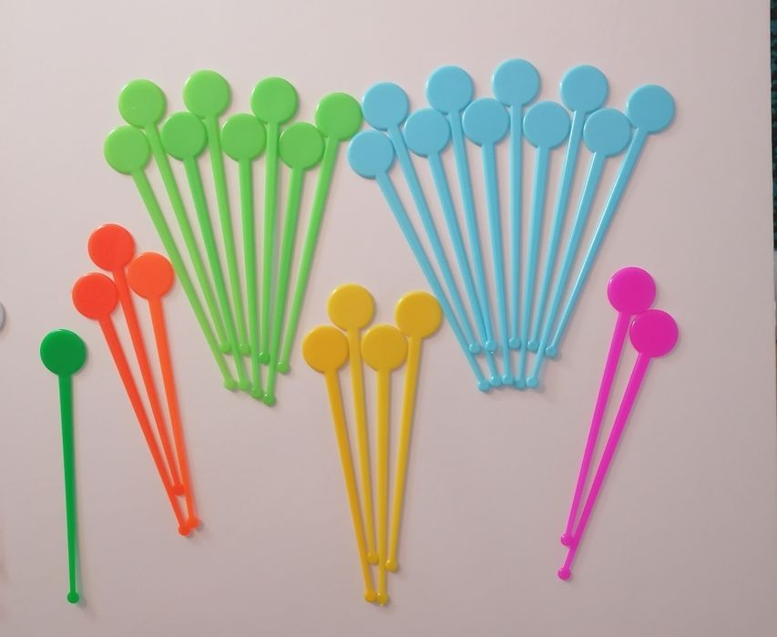 Mixers em plástico para bebidas 0,50
