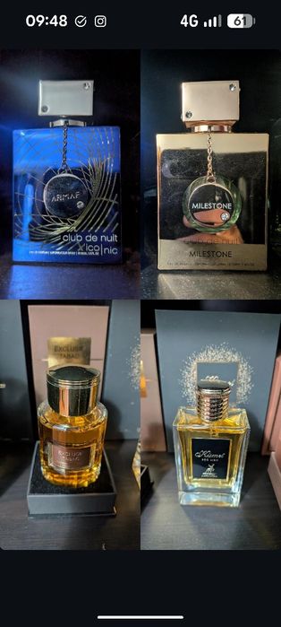 Vários perfumes árabes