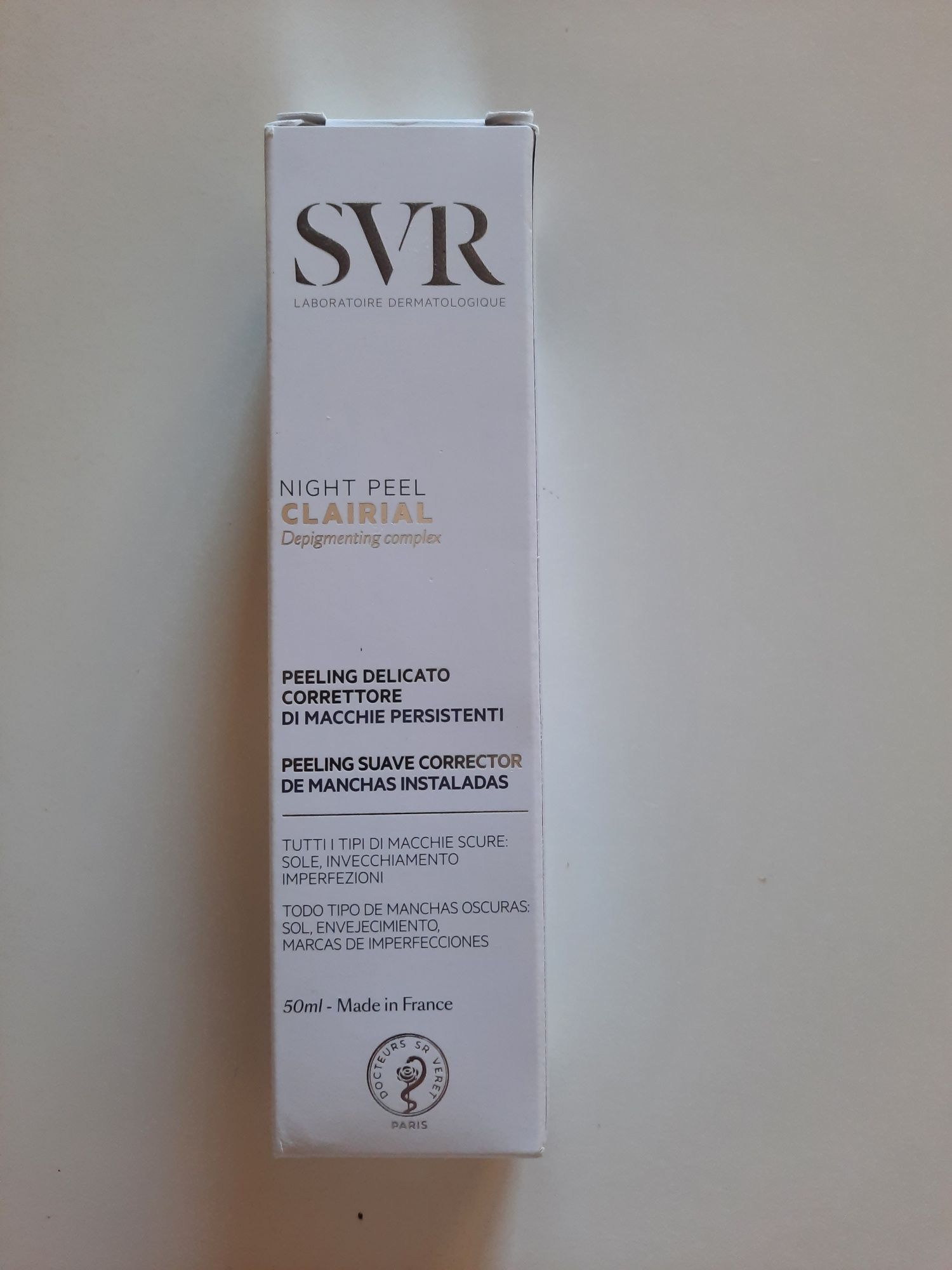 Creme Night peel SVR