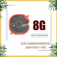 Flex Carregamento sem Fios com Antena NFC para iPhone 8