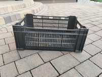Skrzynka plastikowa ażurowa na owoce transportowa 60x40x25