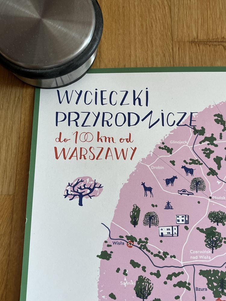 Wycieczki przyrodnicze plakat Warszawa