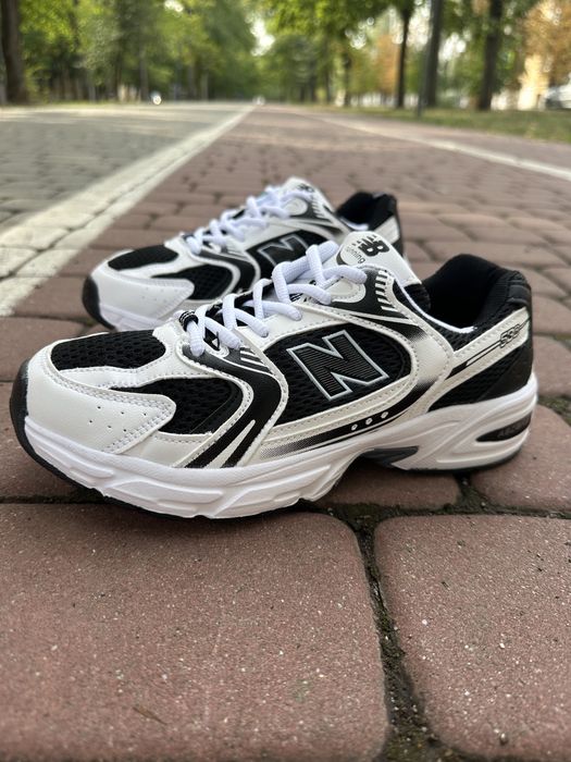 Кросівки New balance 530 black white чорні білі жіночі чоловічі