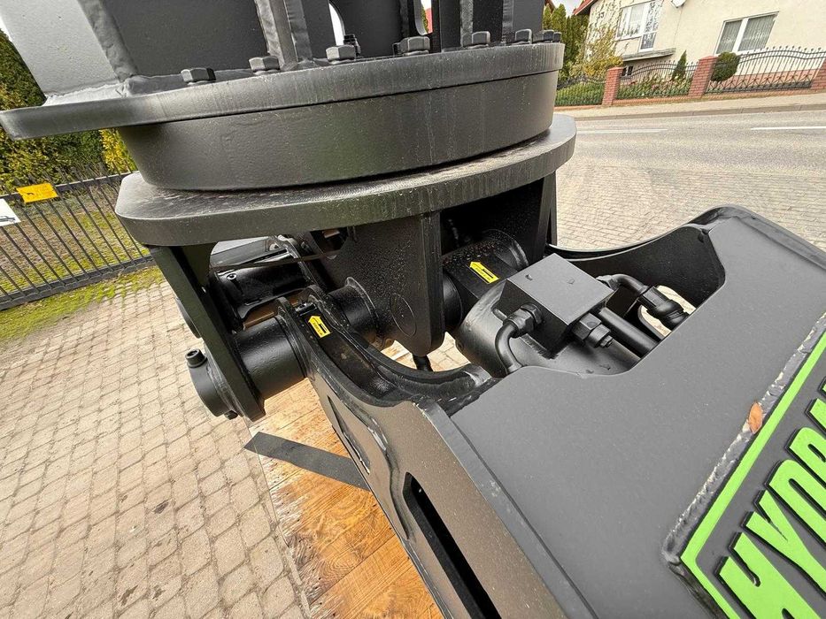 Chwytak hydrauliczny obrotowy wyburzeniowy 1620kg do koparki Hydraram