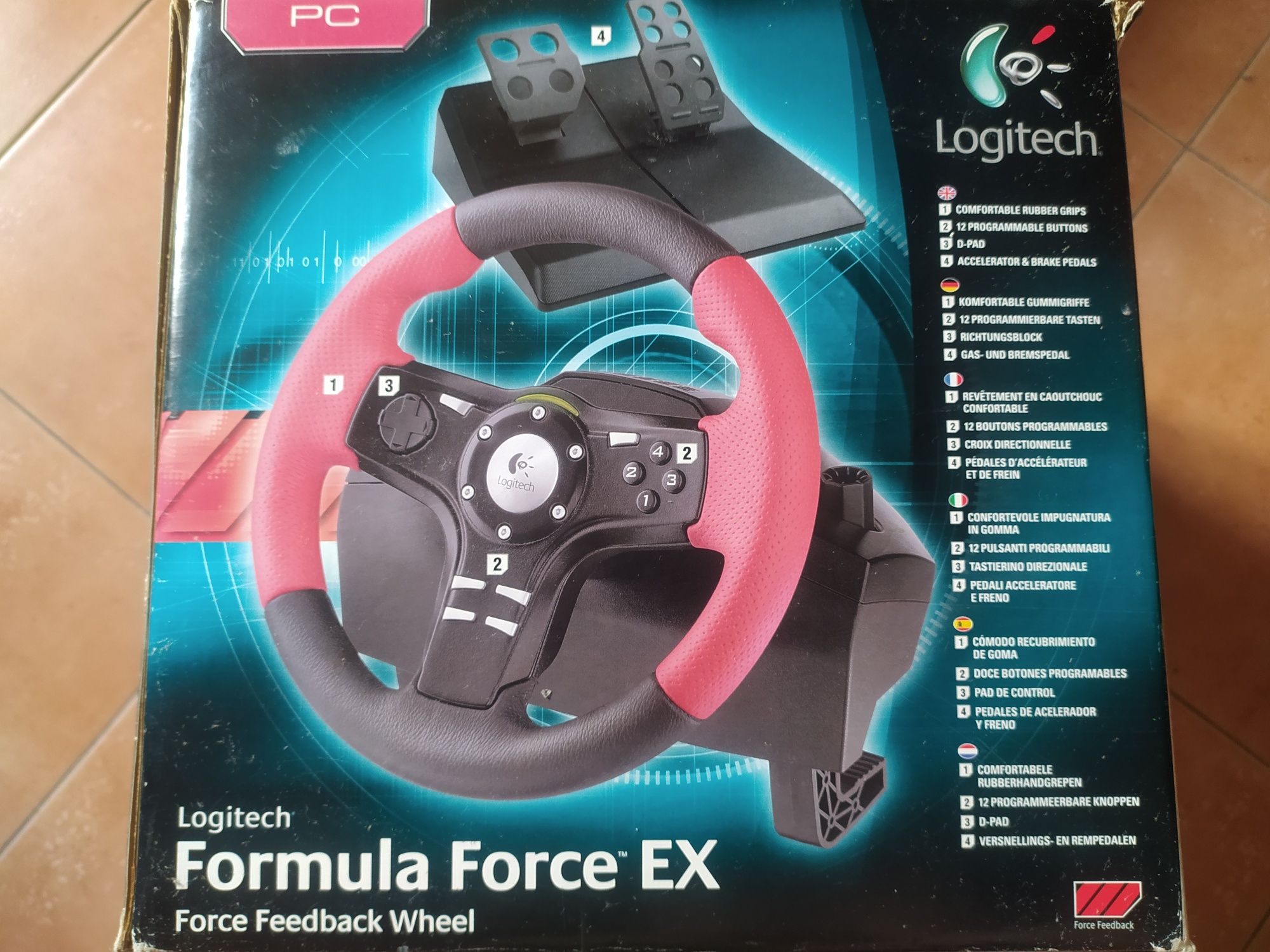 Игровой руль logitech formula force ex