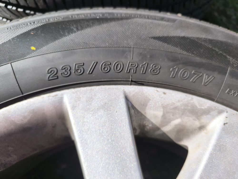 Felgi aluminiowe Mazda 18” + opony caloroczne Yokohama 235/60 R18