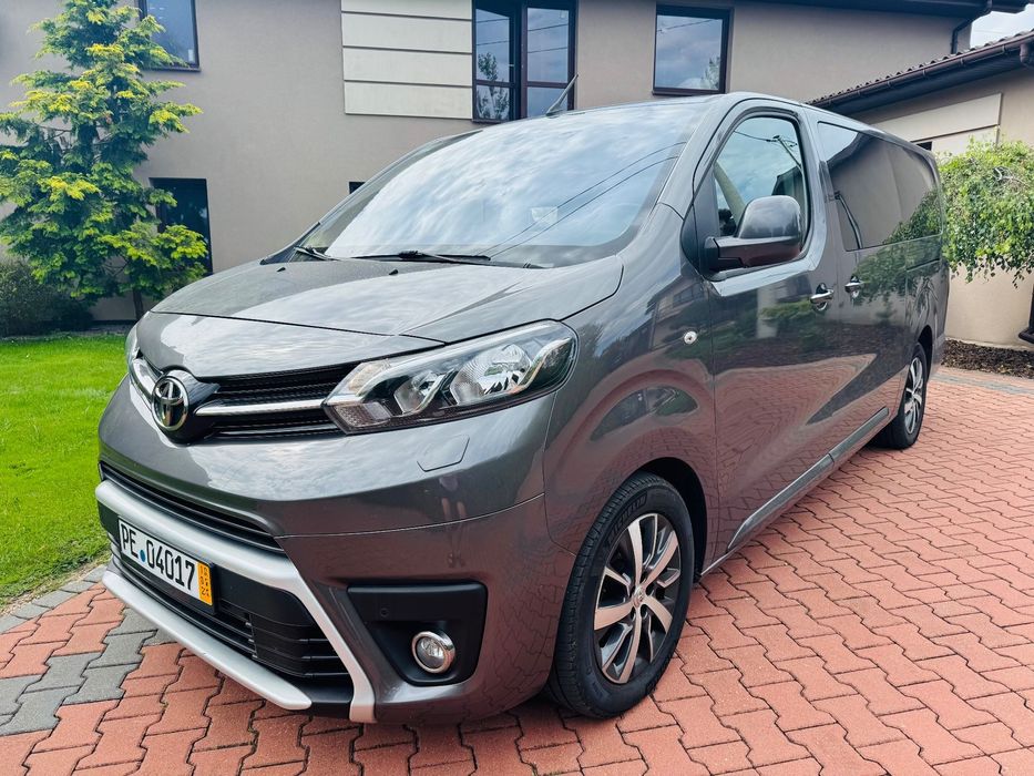 Toyota Proace Verso * AUTOMAT * 8 osób * Long * 177 KM * Head UP * FV 23% * Serwis *