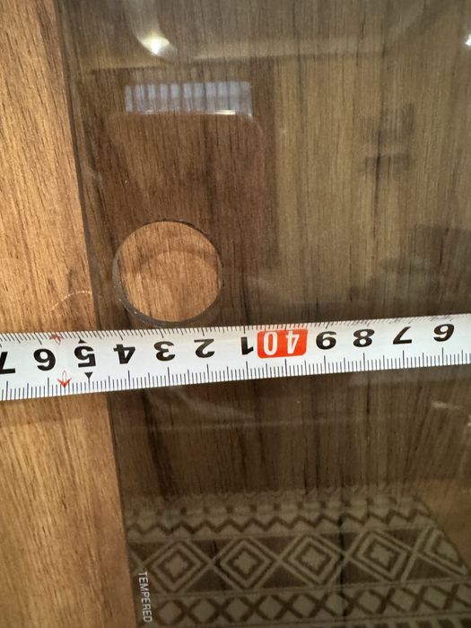 Скло до шафи  колірове прозоре