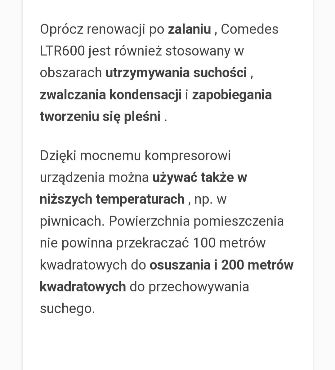 Sprzedam osuszacz