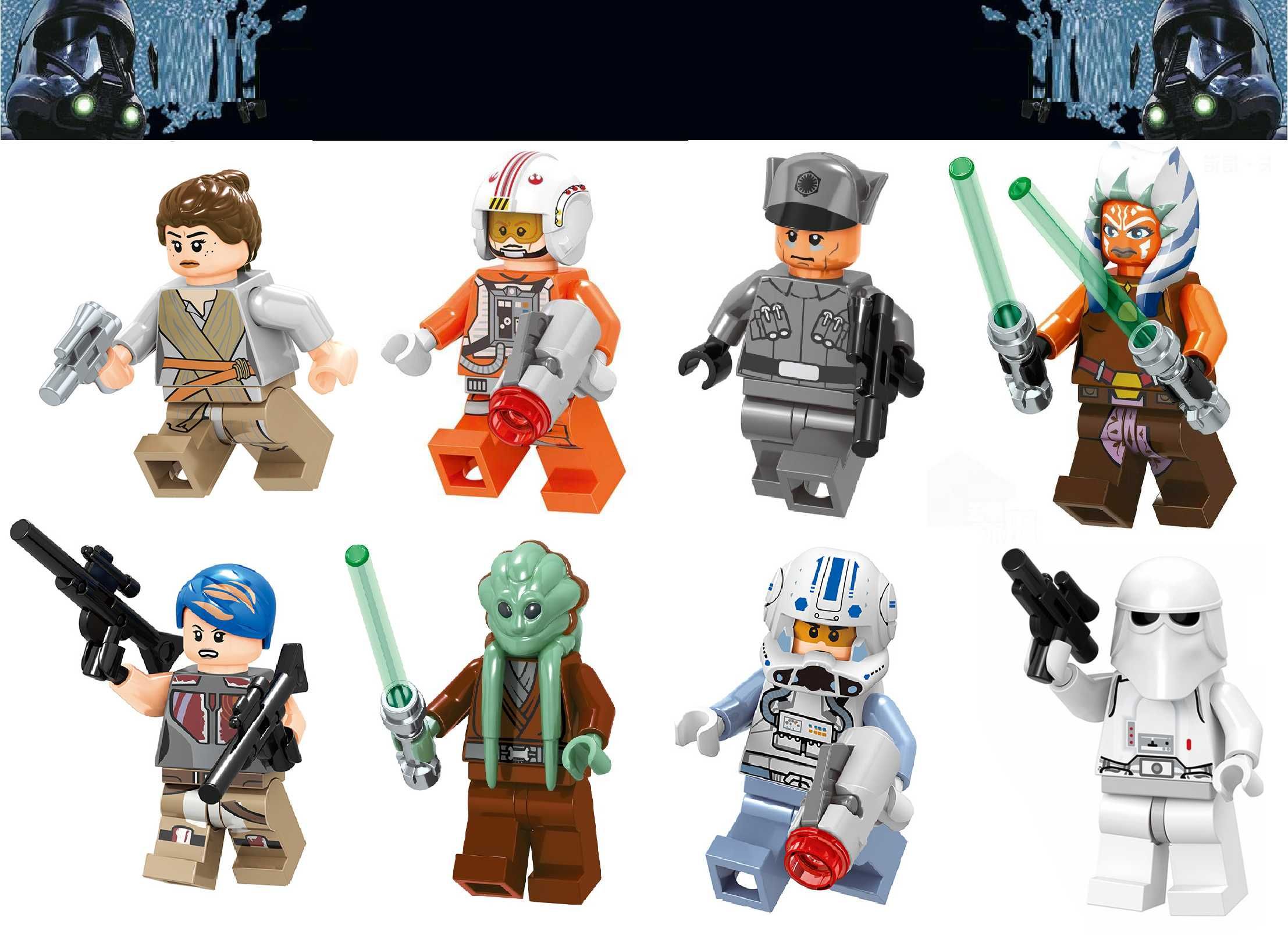 Bonecos minifiguras Star Wars nº46 (compatíveis com Lego)