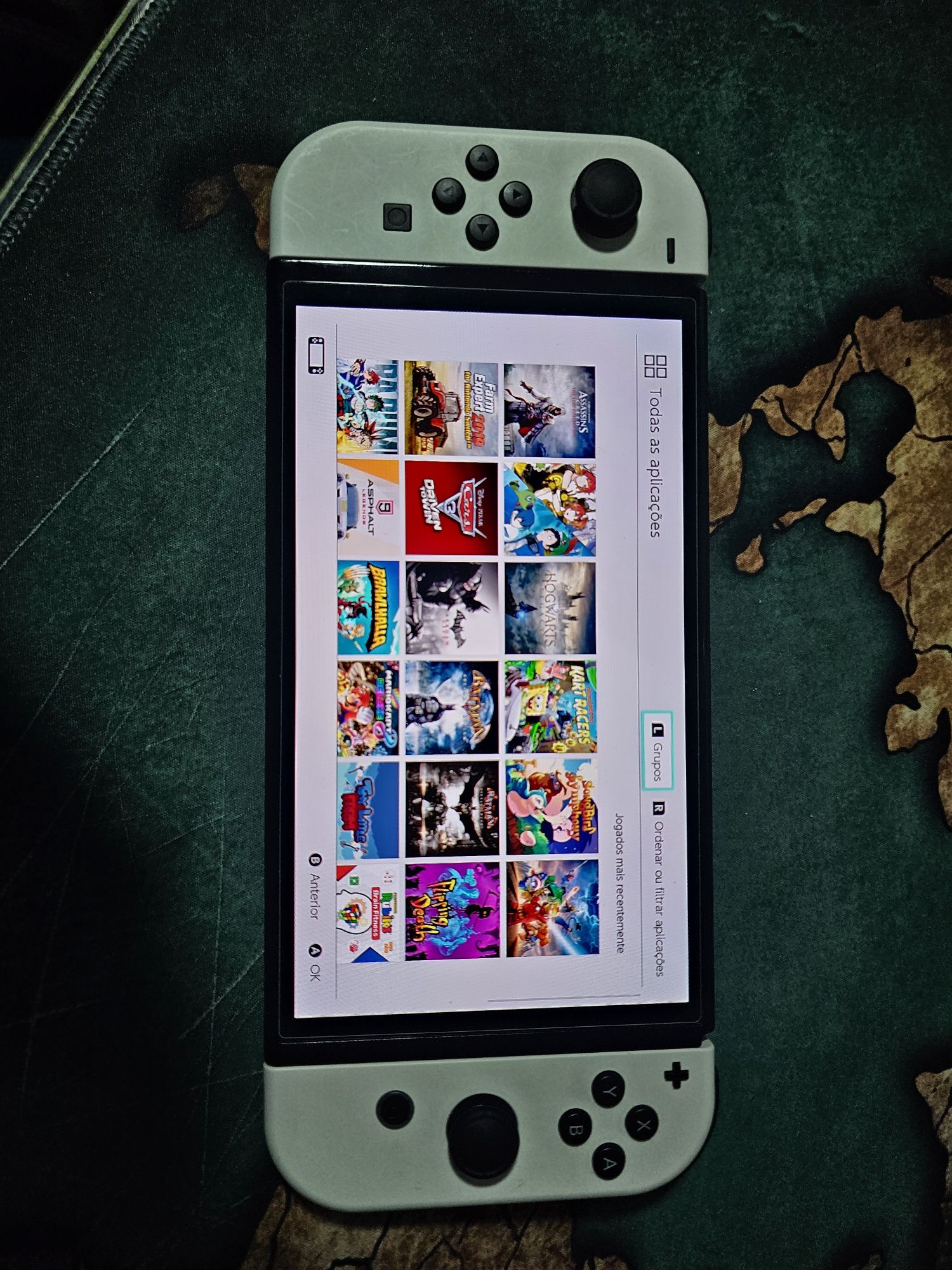 Switch Oled com jogos