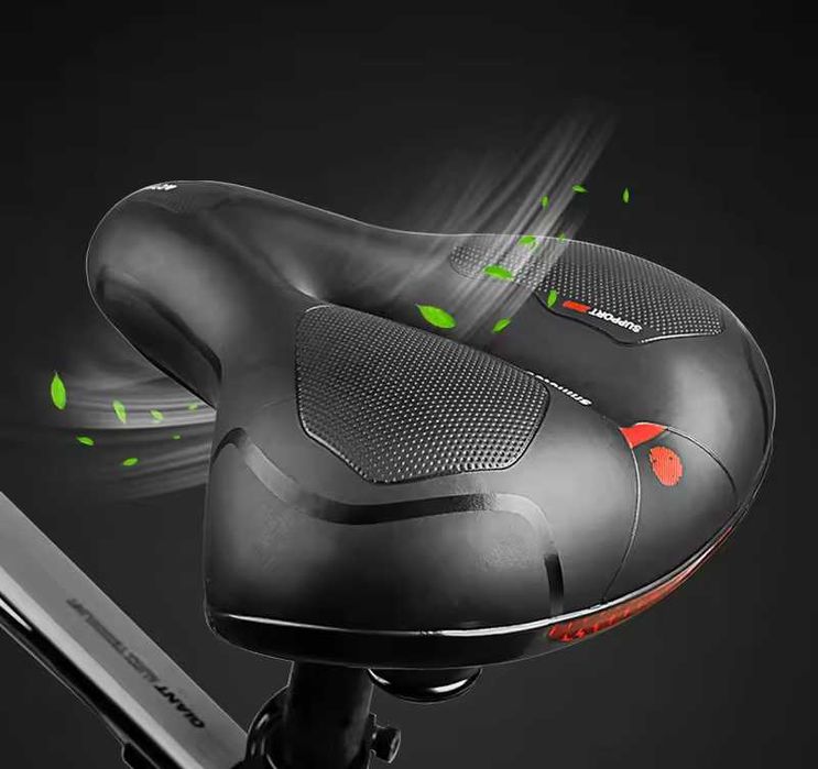 Седло мягкое амортизатор вентиляция эффект памяти м'яке сідло сидіння