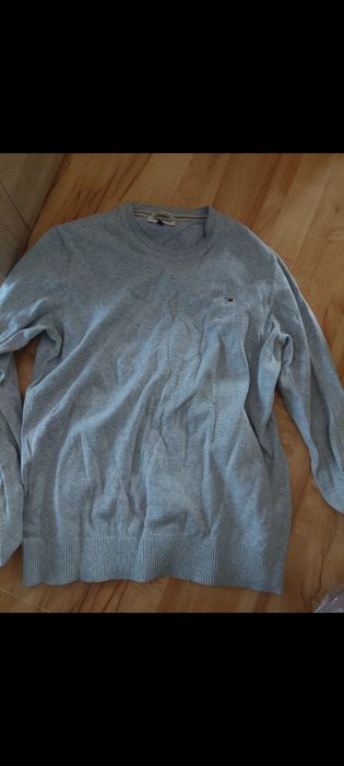 Sweterek męski szary Tommy Hilfiger M