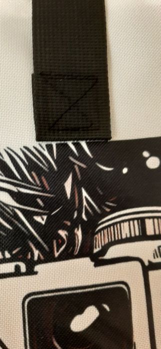 Torba shopperka z motywem dziewczyna z aparatem manga