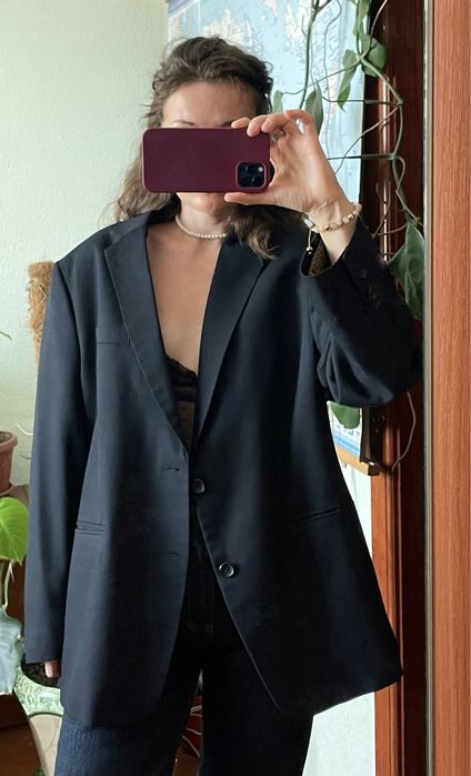 Жакет піджак з чоловічого плеча