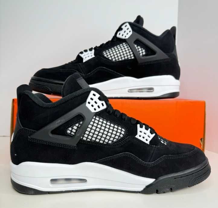 nowy Jordan 4 Retro White Thunder Moda rozmiar.42