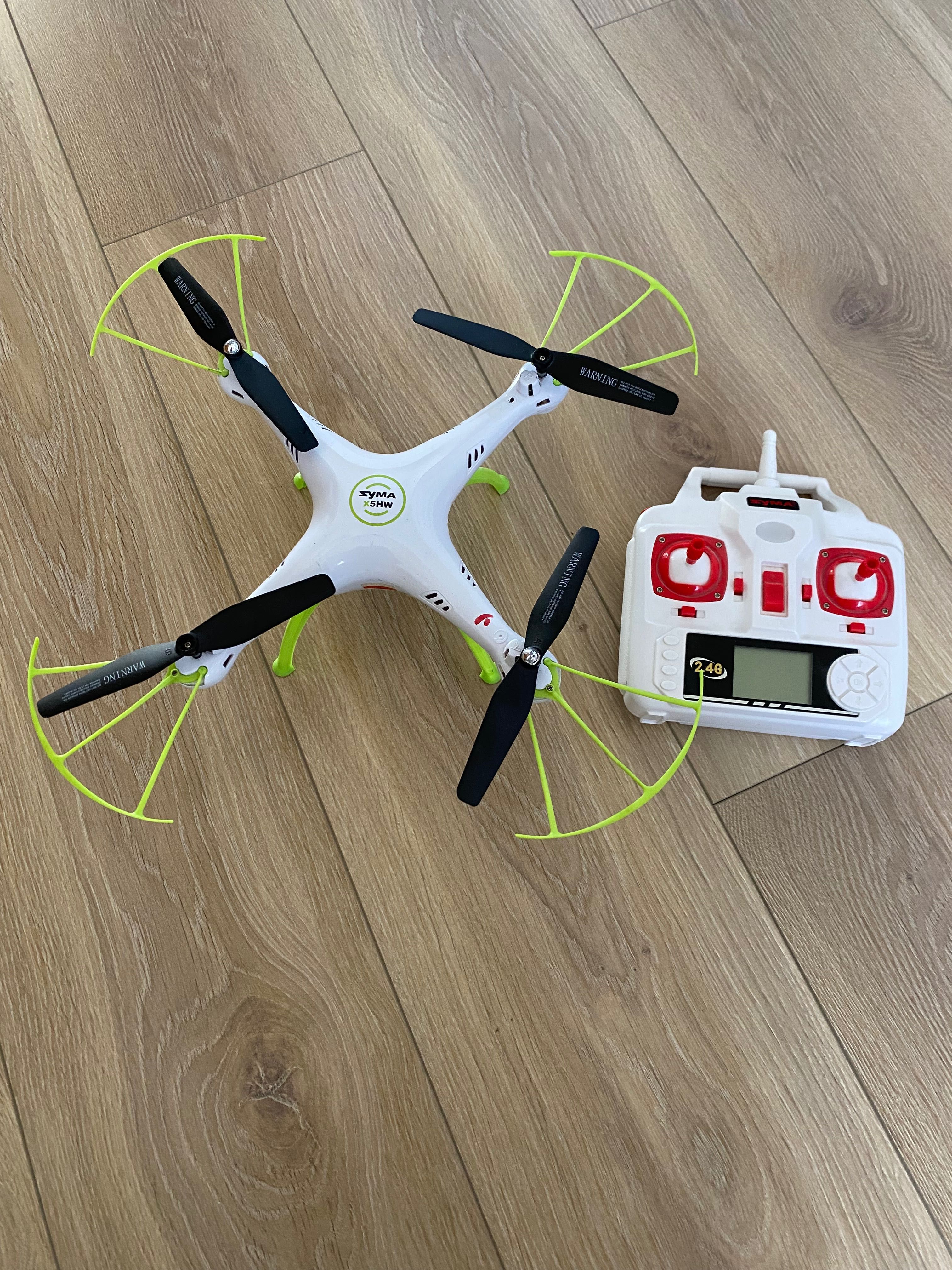 Dron Syma X5HW-1 uszkodzony + 5 akumulatorów