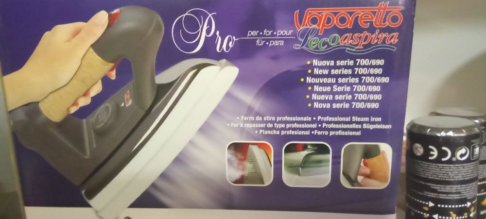 Aspirador Polti com Ferro de engomar