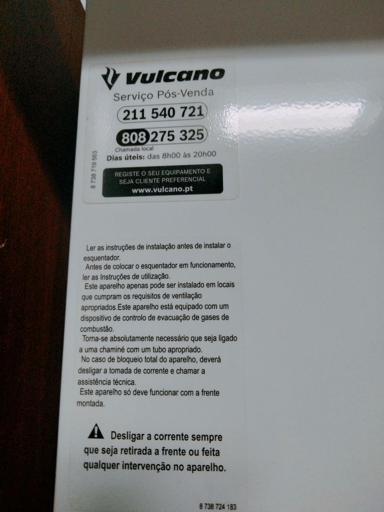 Vulcano sensor Ventilado 2