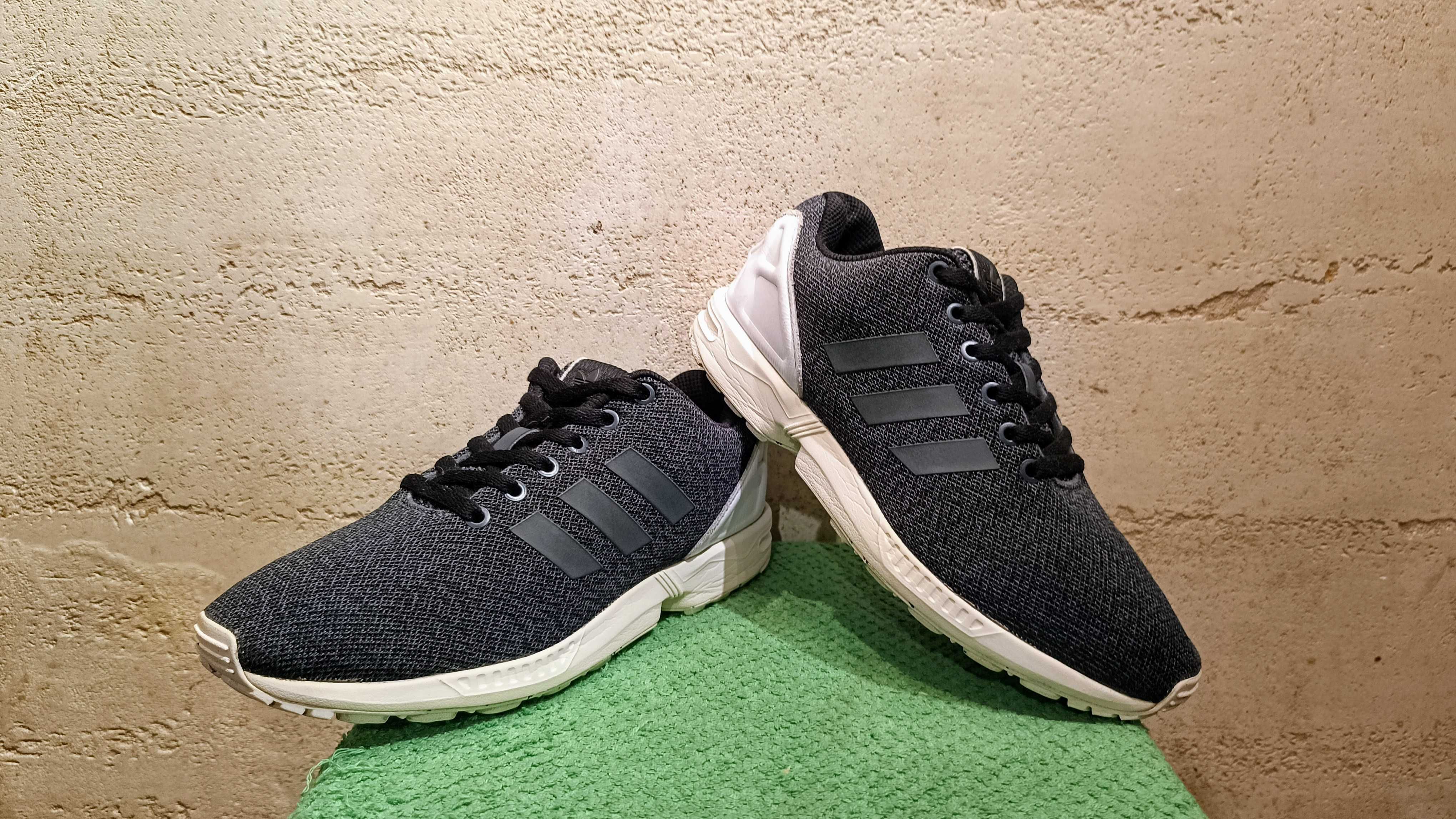 Męskie sneakersy ADIDAS ORIGINALS ZX FLUX BOLD ONIX r.42 stan b.dobry