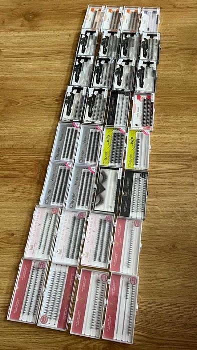 Rzęsy kępki zestaw