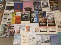 PROSPEKTY Philips,Sony,Panasonic,Finlux - lata 1982/2007 - 27 sztuk !
