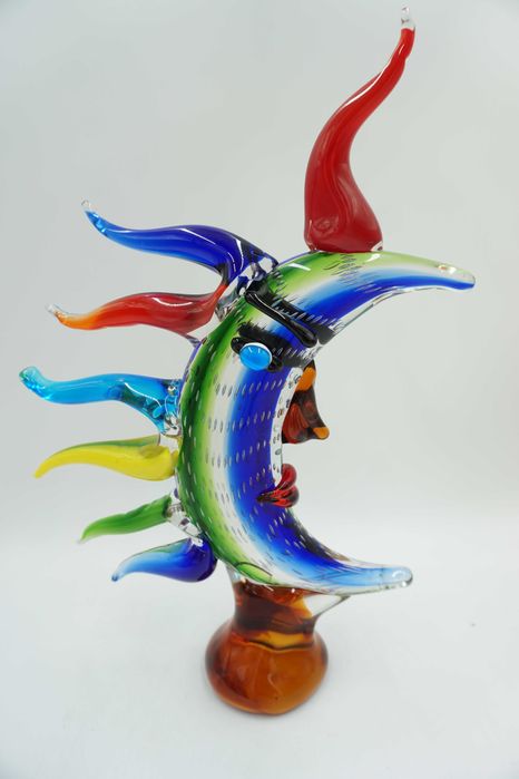 DEKORACYJNE słońce bóg słońca szkło w stylu murano