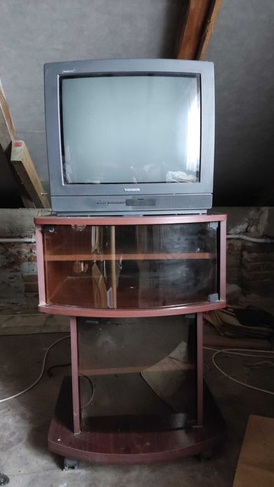 Stolik pod TV, Video, DVD, Retro, 2 członowy. B Dobry!