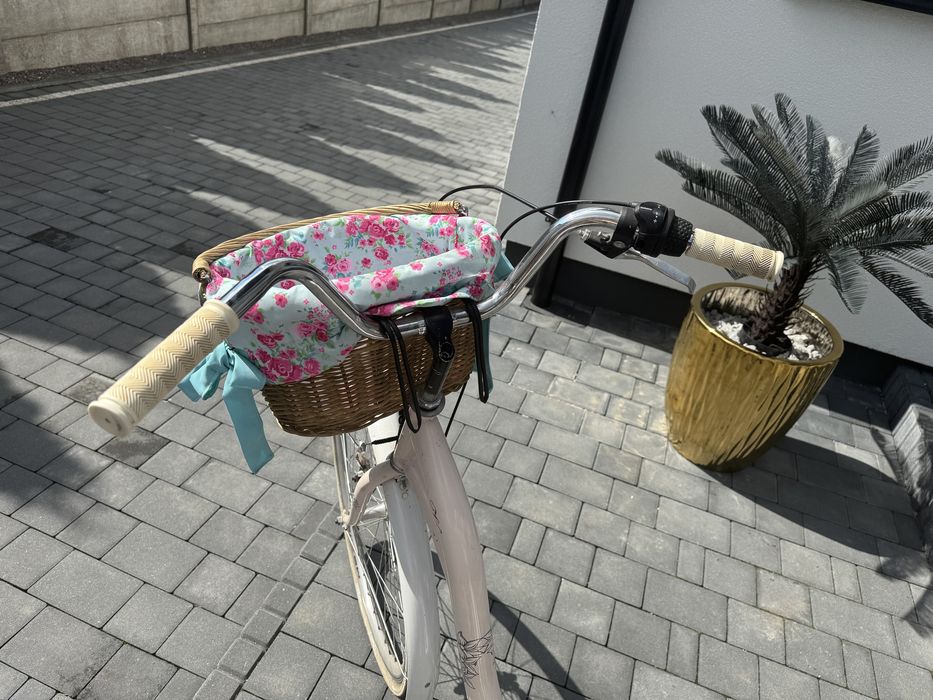 Rower miejski damka z koszem