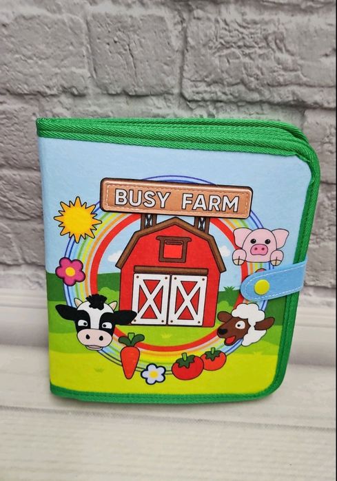 Книжка розвиваюча фетрова