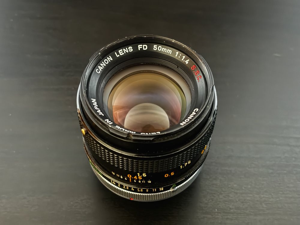 Canon FD 50mm 1.4 SSC