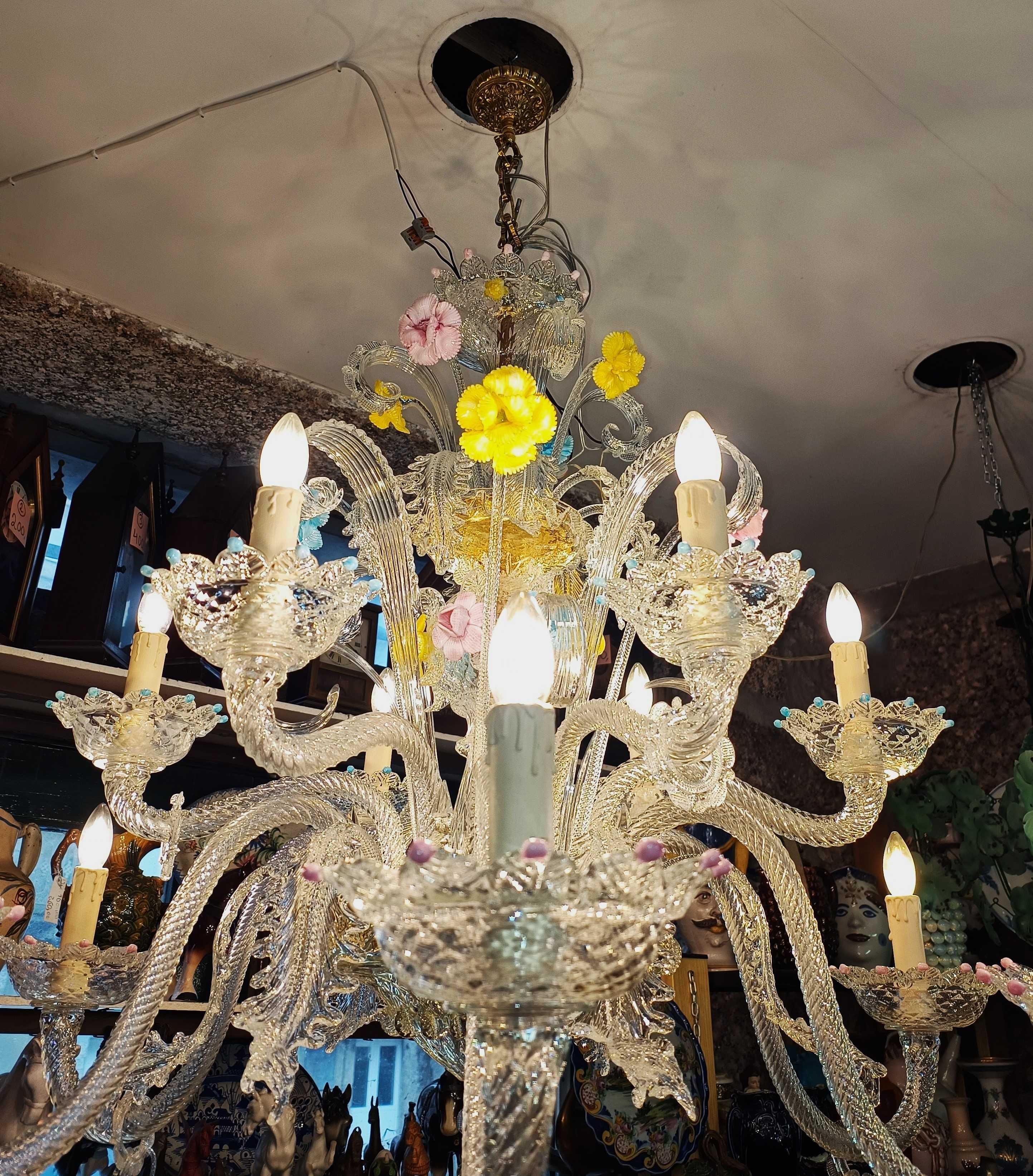 Lustre Grande Dimensão Murano