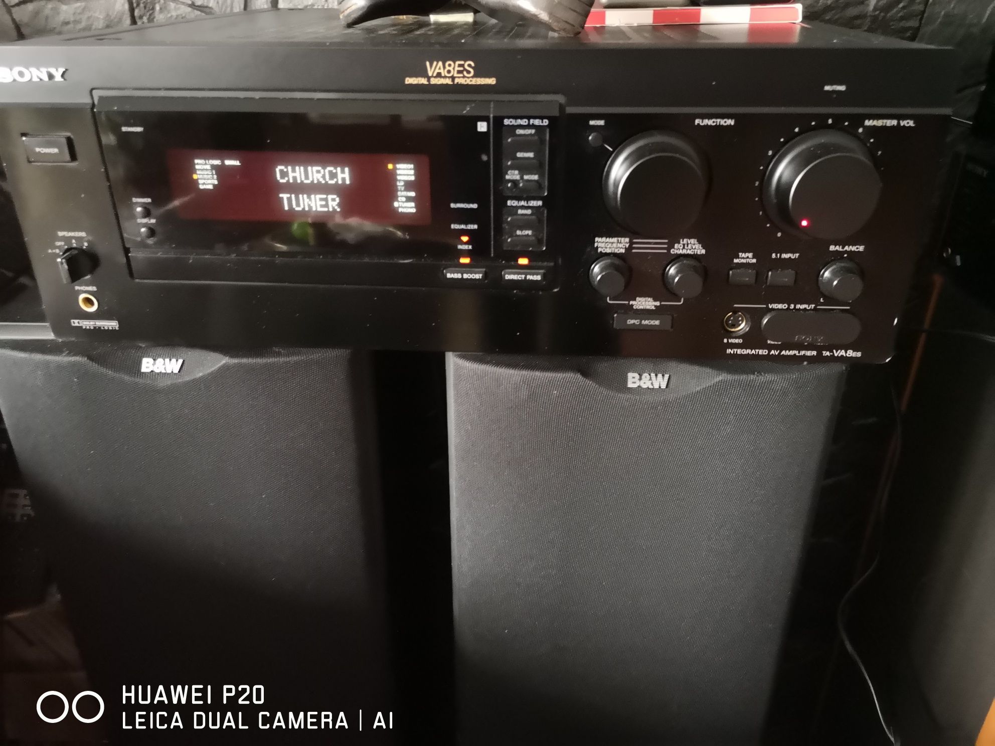 Sony wzmacniacz TA Va8es z korektorem i procesorem DSP