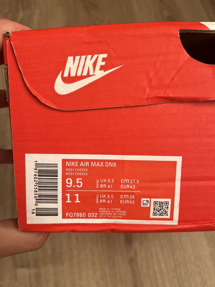Нові кросівки Nike air max dn black/red!