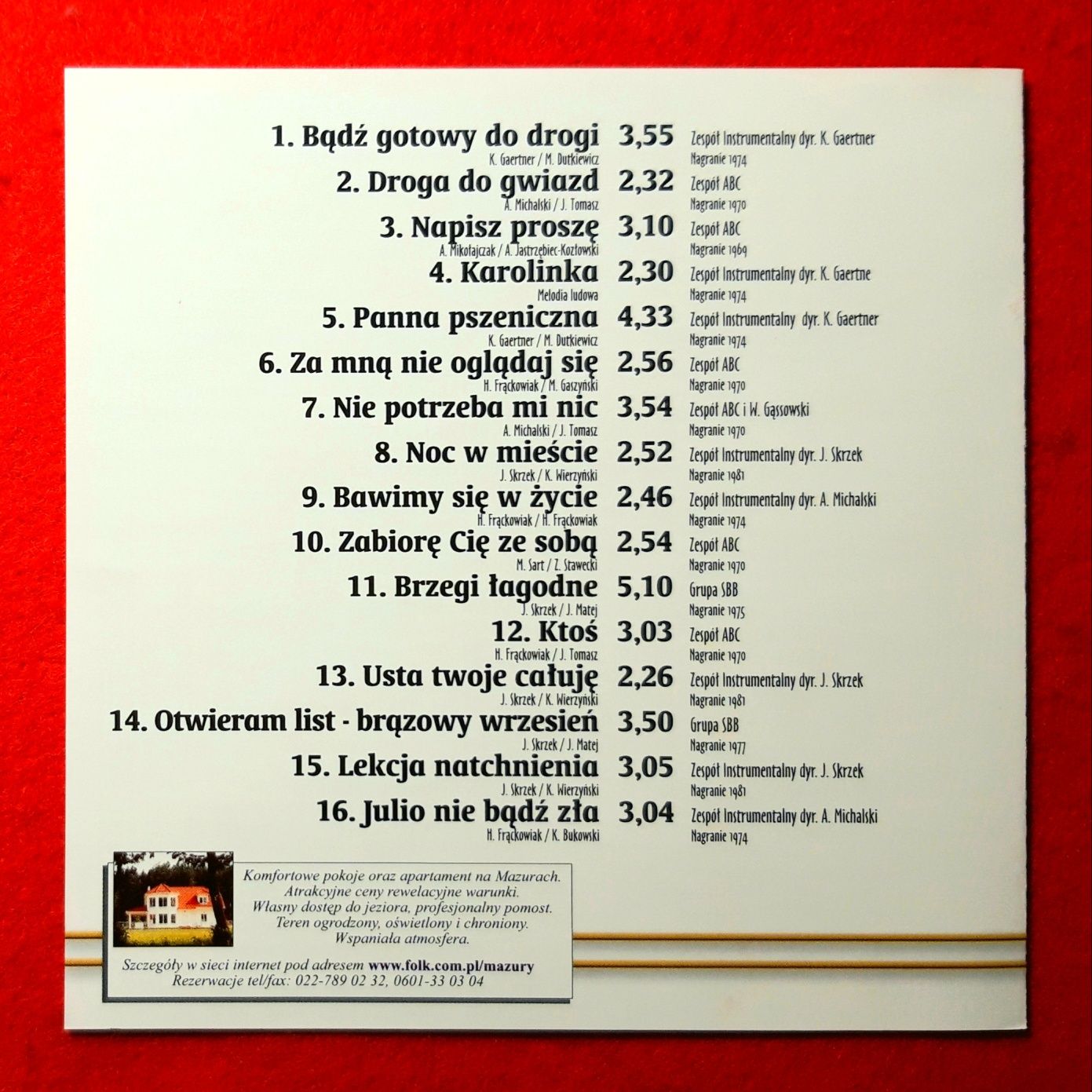 Halina Frąckowiak – Bądź Gotowy Do Drogi (CD, 2002)