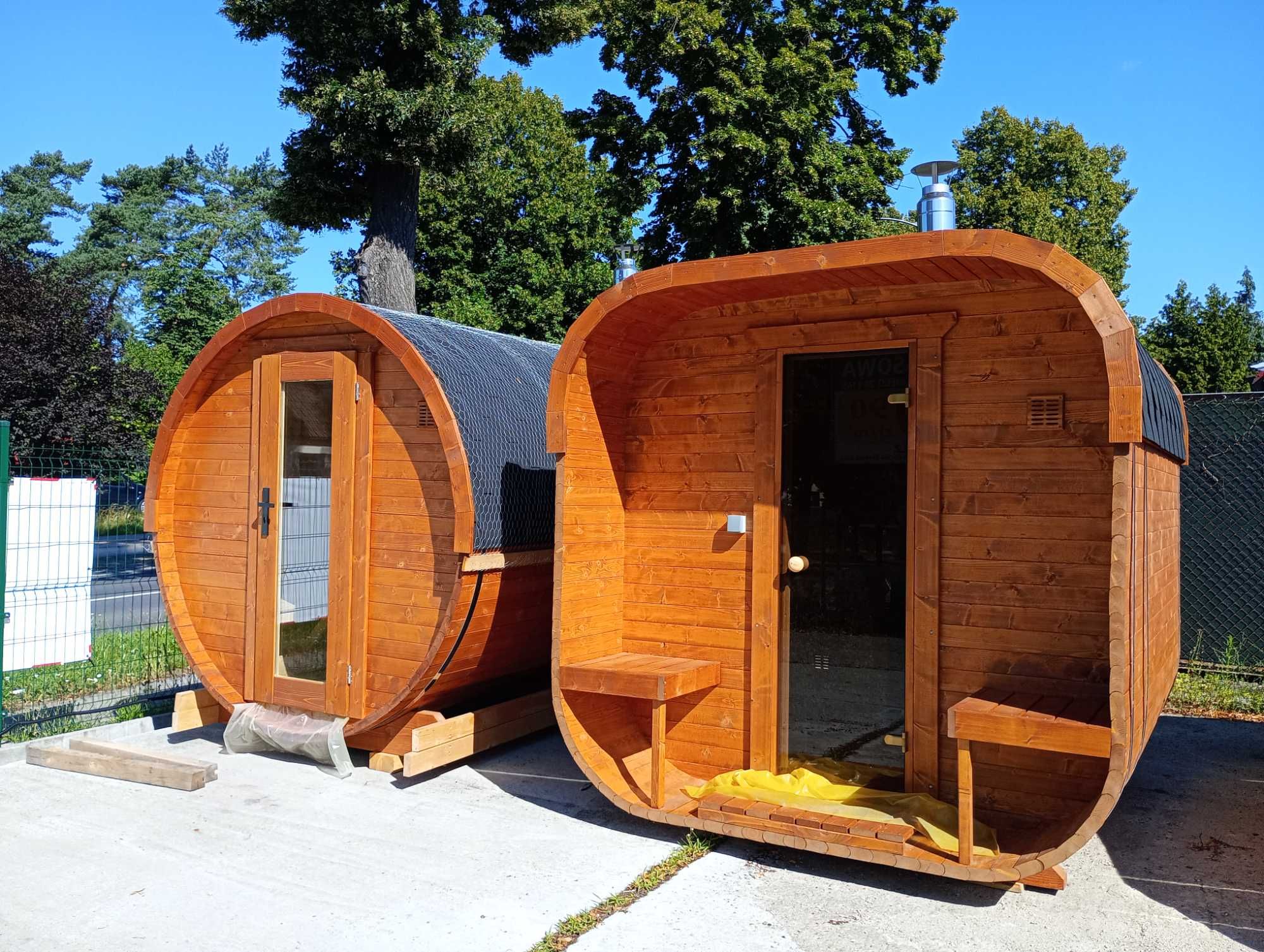 Cube Medium Open 2,4m sauna ogrodowa zewnętrzna