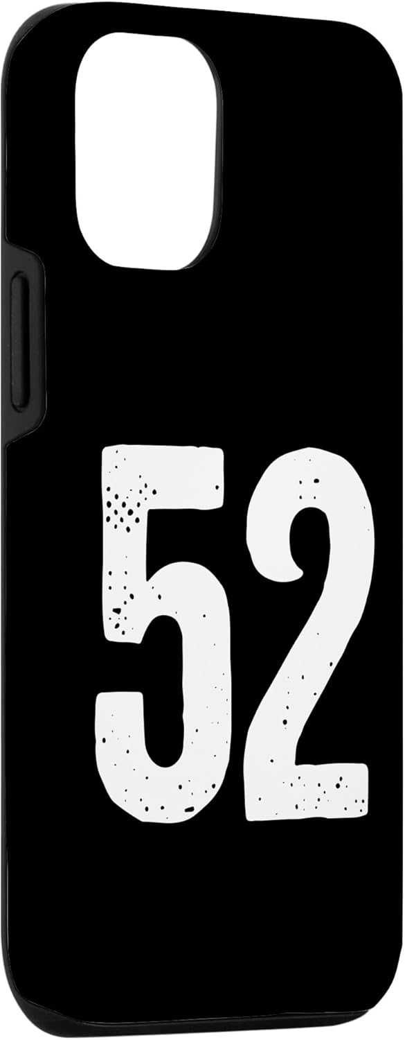 Etui plecki dla iPhone 15 Numer 52 czarny