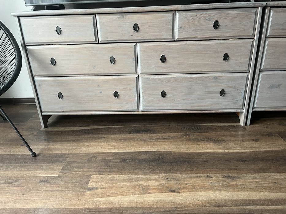 Komoda Ikea leksvik,drewniana pokryta farbą