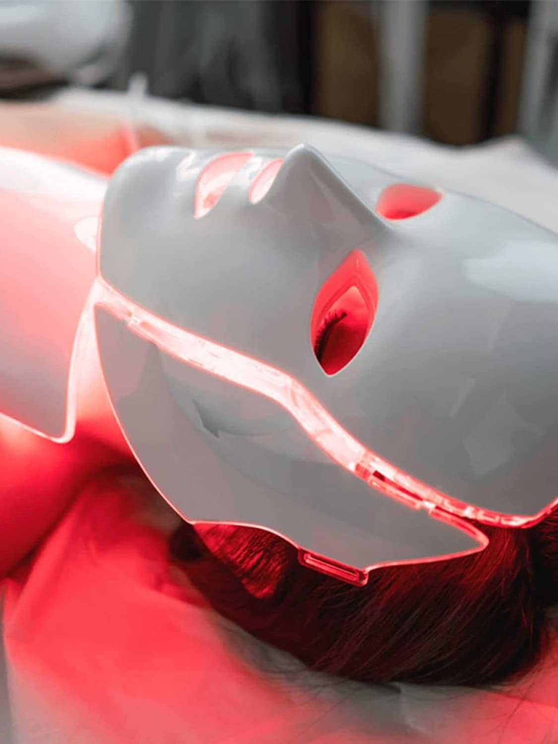 (NOVA) Máscara de terapia de luz, 7 cores LED de beleza facial