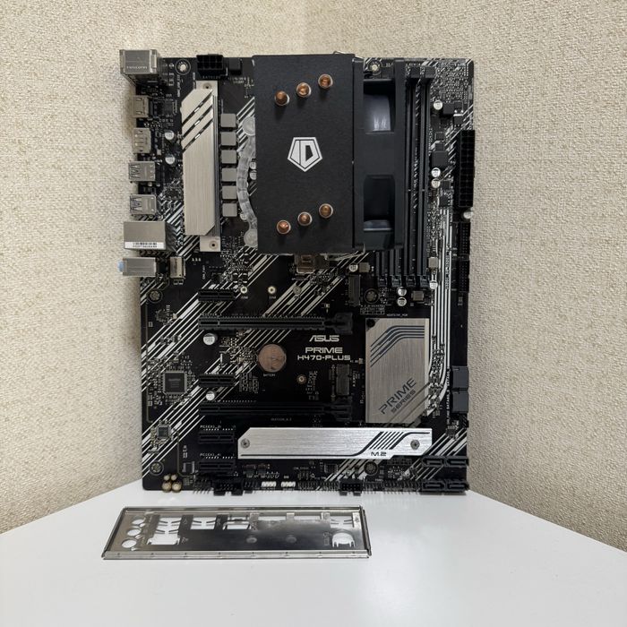 Комплект i7 10700K, материнка Asus H470, охолодження