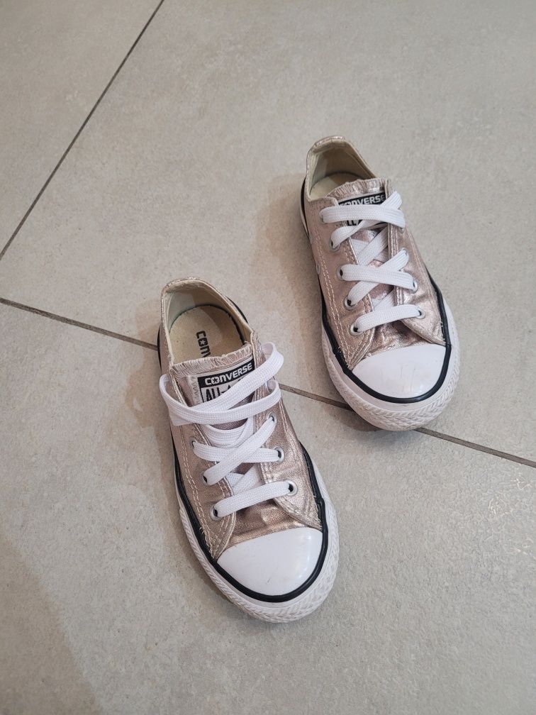 Buty sportowe trampki Converse 30 All Star Chuck Taylor brokatowe