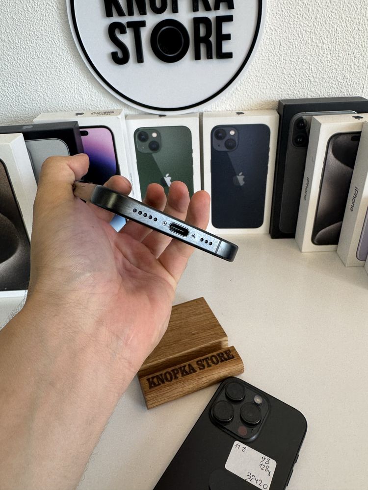 iPhone 15 Pro 128 Gb Black Neverlock Гарантія Обмін 3673